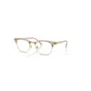 Ray Ban Clubmaster Optics Change  Graue Wellen Selbsttönend Fassung Klar Glas Polarisiert 53-21