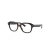 Ray Ban Eyeglasses Unisex Erik Optics - Havana Frame Clear Lenses Polarized 49-19 In Havana