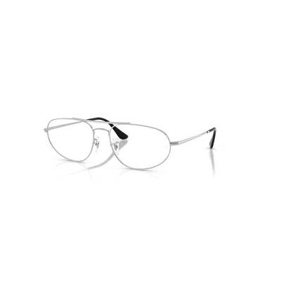 Ray Ban Eyeglasses Unisex Explorer Iv Optics - Silver Frame Clear Lenses Polarized 57-18