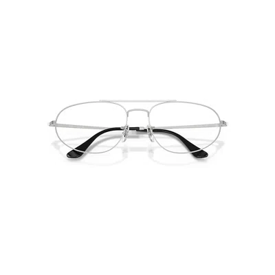 Ray Ban Explorer Iv Optics Eyeglasses Silver Frame Clear Lenses Polarized 60-18
