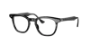 Ray Ban Hawkeye Optics Eyeglasses Black Frame Clear Lenses Polarized 48-21 In Black