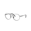 Ray Ban Jack Ii Titanium Optics Eyeglasses Gunmetal Frame Clear Lenses Polarized 51-20 In Gunmetal
