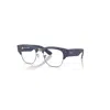 Ray Ban Mega Clubmaster Optics Liteforce  Sand Blau Fassung Klar Glas Polarisiert 52-21 In Sand Blau