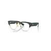Ray Ban Eyeglasses Unisex Mega Clubmaster Optics Liteforce - Sand Green Frame Clear Lenses Polarized 52-21 In Sandgrün