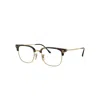 Ray Ban Square-frame Glasses In Gold