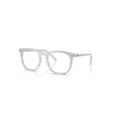 Ray Ban Rb2210v Optics Change  Hellblau Gestreift Selbsttönend Fassung Klar Glas Polarisiert 53-21