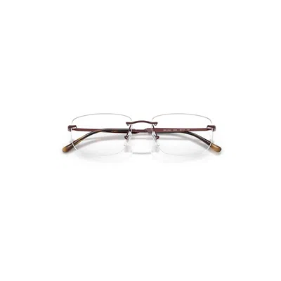 Ray Ban Rb3768v Optics Eyeglasses Bordeaux Frame Clear Lenses Polarized 54-17 In Burgundy
