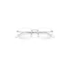 Ray Ban Rb3768v Optics Eyeglasses Silver Frame Clear Lenses Polarized 54-17 In Silver