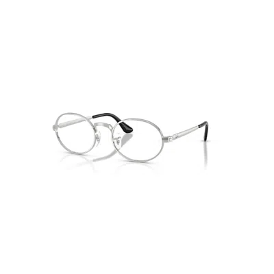 Ray Ban Eyeglasses Unisex Rb3931v Optics By A$ap Rocky - Silver Frame Clear Lenses Polarized 54-21 In Multi