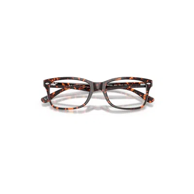 Ray Ban Rb5228 Optics Eyeglasses Havana Red Turtle Frame Clear Lenses Polarized 53-17