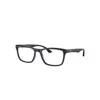 Ray Ban Eyeglasses Unisex Rb5279 Optics - Blue On Havana Frame Clear Lenses Polarized 53-18 In Blue On Havana