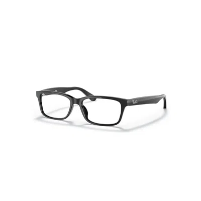 Ray Ban Eyeglasses Unisex Rb5296d - Black Frame Clear Lenses 55-16