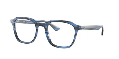 Ray Ban Rb5390 Eyeglasses In Striped Blue