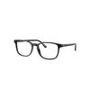 Ray Ban Eyeglasses Unisex Rb5418 Optics - Black Frame Clear Lenses Polarized 56-19 In Black