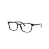 Ray Ban Eyeglasses Unisex Rb5418 Optics - Havana Frame Clear Lenses Polarized 54-19 In Havana