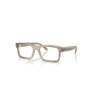 Ray Ban Rb5435 Optics Change  Grau Gestreift Selbsttönend Fassung Klar Glas Polarisiert 56-19