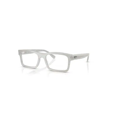 Ray Ban Rb5435 Optics Change  Hellblau Gestreift Selbsttönend Fassung Klar Glas Polarisiert 56-19