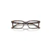 Ray Ban Rb5445 Optics Eyeglasses Havana Frame Clear Lenses Polarized 54-19 In Brown
