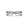 Ray Ban Rb5445 Optics Eyeglasses Striped Blue Frame Clear Lenses Polarized 52-19 In Blue