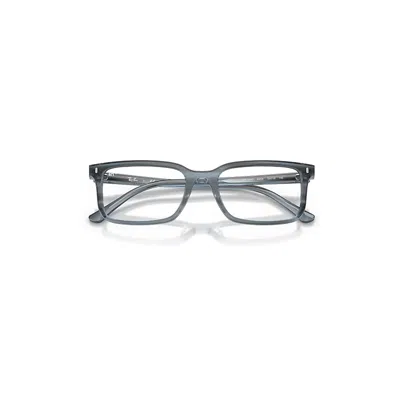 Ray Ban Rb5445 Optics Eyeglasses Striped Blue Frame Clear Lenses Polarized 52-19