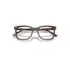 Ray Ban Rb5446 Optics Eyeglasses Havana Frame Clear Lenses Polarized 53-19 In Brown