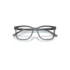 Ray Ban Rb5446 Optics Eyeglasses Striped Blue Frame Clear Lenses Polarized 53-19 In Blue