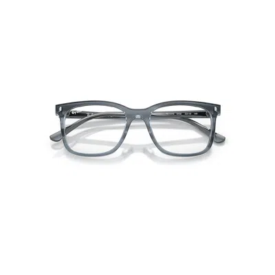 Ray Ban Rb5446 Optics Eyeglasses Striped Blue Frame Clear Lenses Polarized 53-19