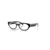 Ray Ban Eyeglasses Unisex Rb5447 Optics - Black On Transparent Frame Clear Lenses Polarized 51-19 In Black