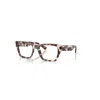 Ray Ban Eyeglasses Unisex Rb5448 Optics - Havana Brown Frame Clear Lenses Polarized 55-19 In Brown
