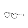 Ray Ban Eyeglasses Unisex Rb6355 Optics - Gunmetal Frame Clear Lenses Polarized 52-20 In Gunmetal