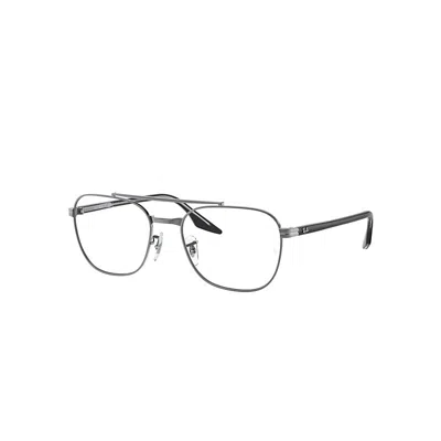 Ray Ban Rx6485 Eyeglasses In Black On Transparent