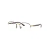 Ray Ban Rx6487 Eyeglasses In Brown