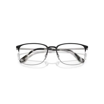 Ray Ban Rb6494 Optics Eyeglasses Matte Gunmetal Frame Clear Lenses Polarized 54-18 In Gray