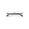 Ray Ban Rb6543 Optics Eyeglasses Black On Transparent Frame Clear Lenses Polarized 52-20 In Black
