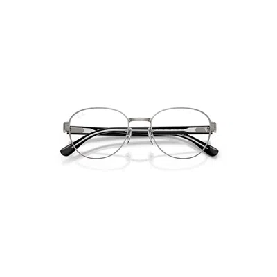 Ray Ban Rb6543 Optics Eyeglasses Black On Transparent Frame Clear Lenses Polarized 52-20