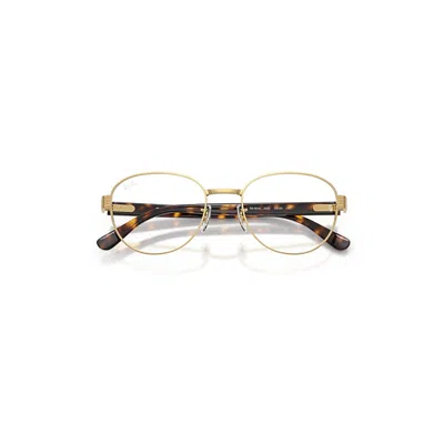 Ray Ban Rb6543 Optics Eyeglasses Havana Frame Clear Lenses Polarized 52-20 In Brown