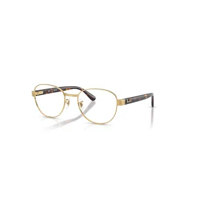 Ray Ban Eyeglasses Unisex Rb6543 Optics - Havana Frame Clear Lenses Polarized 54-20 In Brown
