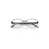 Ray Ban Rb6543 Optics Eyeglasses Havana Grey Frame Clear Lenses Polarized 52-20 In Gray