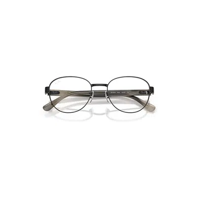 Ray Ban Rb6543 Optics Eyeglasses Havana Grey Frame Clear Lenses Polarized 52-20 In Gray