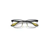 Ray Ban Rb6621m Optics Scuderia Ferrari Collection Eyeglasses Black Frame Clear Lenses Polarized 54-19 In Black