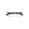 Ray Ban Rb7025 Optics Eyeglasses Black Frame Clear Lenses Polarized 53-17 In Black