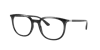 Ray Ban Rb7190 Eyeglasses Shiny Black Frame Clear Lenses Polarized 53-23 In Black