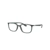 Ray Ban Rb7208 Optics Eyeglasses Green Frame Demo Lens Lenses Polarized 52-18 In Green