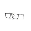 Ray Ban Eyeglasses Unisex Rb7260 Optics - Black Frame Clear Lenses Polarized 54-19 In Black