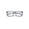 Ray Ban Rb7260 Optics Eyeglasses Gunmetal Frame Clear Lenses Polarized 56-19 In Gray