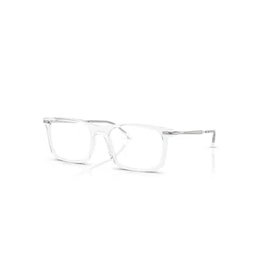 Ray Ban Eyeglasses Unisex Rb7260 Optics - Silver Frame Clear Lenses Polarized 54-19