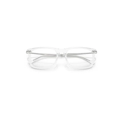 Ray Ban Rb7260 Optics Eyeglasses Silver Frame Clear Lenses Polarized 56-19
