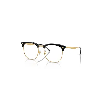 Ray Ban Rb7318d Optics  Gold Fassung Klar Glas Polarisiert 54-19