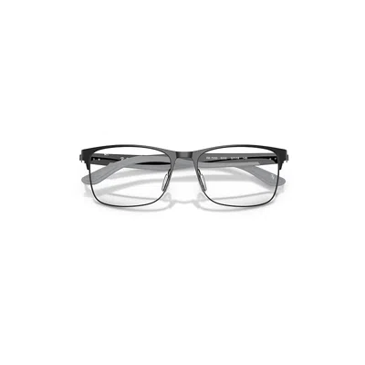 Ray Ban Rb7550 Optics Eyeglasses Black Frame Clear Lenses Polarized 57-18