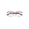 Ray Ban Rb7553 Optics Eyeglasses Black Frame Clear Lenses Polarized 50-20 In Black